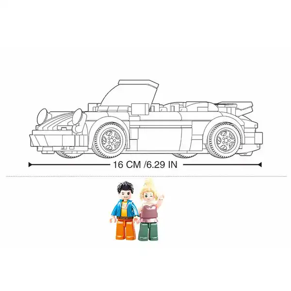 Конструктор “Немецкий спортивный автомобиль”, 290 элем.