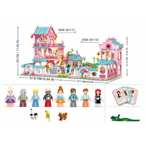 Конструктор “Вилла в китайском стиле 2”, 959 элем.