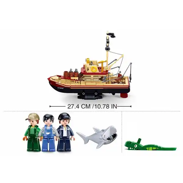 Конструктор “Большая акула”, 592 элем.