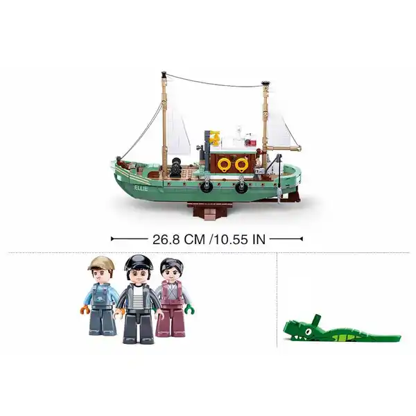 Конструктор “Рыболовная лодка”, 610 элем.