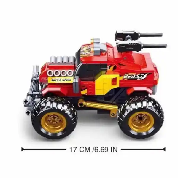 Конструктор “Внедорожник”, на пульте радиоуправлении, 265 элем.