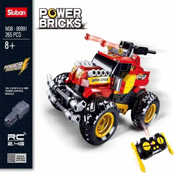 Конструктор “Внедорожник”, на пульте радиоуправлении, 265 элем.