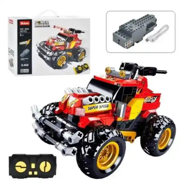 Конструктор “Внедорожник”, на пульте радиоуправлении, 265 элем.