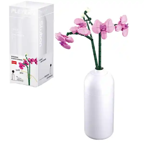 Конструктор “Орхидея в вазе”, 253 элем.