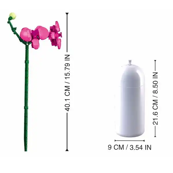 Конструктор “Орхидея в вазе”, 253 элем.