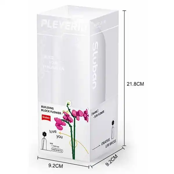 Конструктор “Орхидея в вазе”, 253 элем.