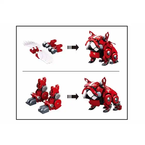 Set de construcție „Buldog mecanic”, 890 elem.