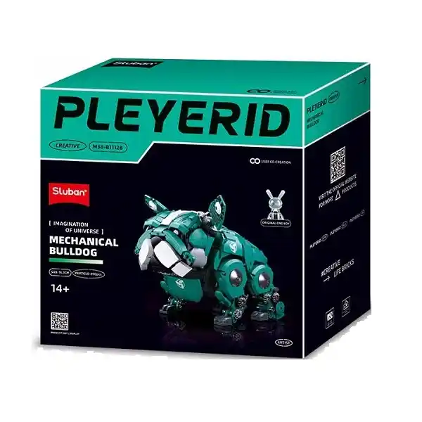Конструктор “Механический бульдог” зеленого цвета, 890 элем.