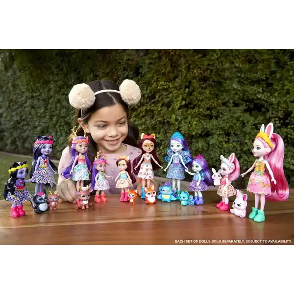 Enchantimals Set “Papușa Felicity și mica ei surioară”