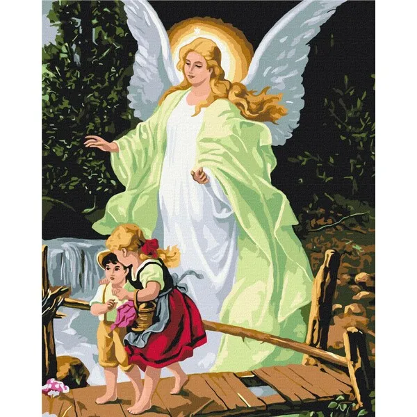 Pictură pe numere 40*50 cm (în cutie) –  Înaripați de securitate