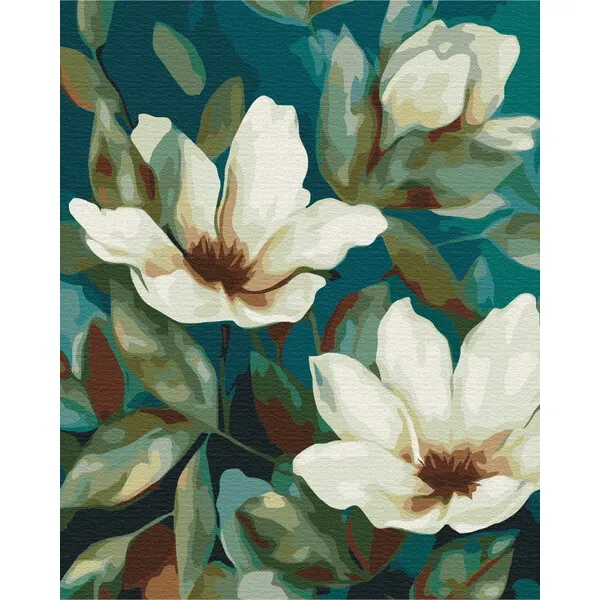 Pictură pe numere 40*50 сm (în cutie) – Gingășia florilor