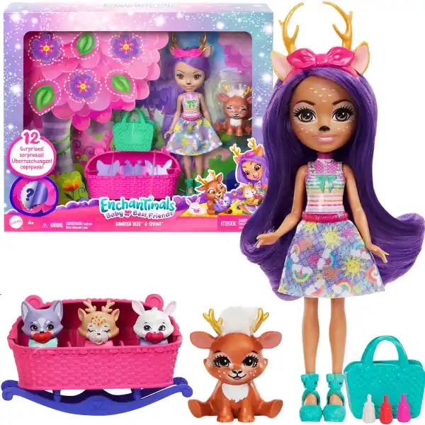 Enchantimals коллекция Baby Best Friends “Оленица Данесса и Спринт”