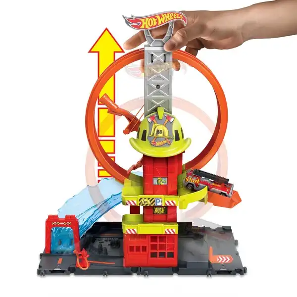 Hot Wheels Игровой набор «Городская пожарная станция. Супер петля»