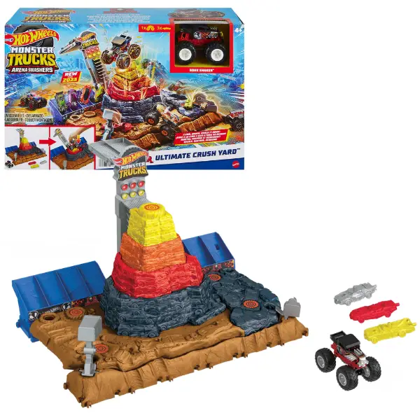 Hot Wheels Monster Trucks ARENA SMASHERS “BONE SHAKER ” Set de joc