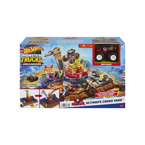 Hot Wheels Monster Trucks ARENA SMASHERS “BONE SHAKER ” Set de joc