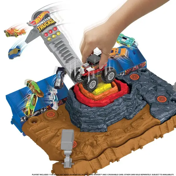 Hot Wheels Monster Trucks ARENA SMASHERS “BONE SHAKER ” Set de joc