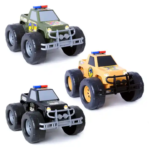 Джип ВСУ с большими колесами в ассорт.