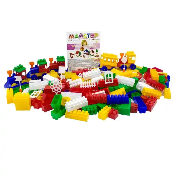 Блочный конструктор 351 элем. "Мастер 6"