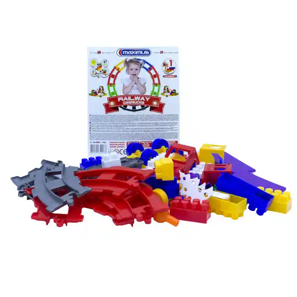 Конструктор 56 элем. «Железная дорога Мастер 1»