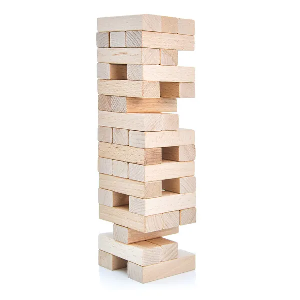 Joc de masă „Jin GO”  jenga din 45 blocuri de lemn