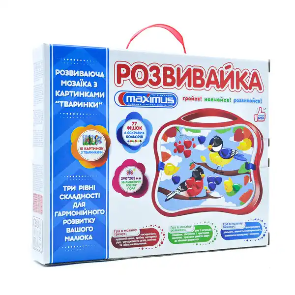 Set de joc cu mozaică „Razvivaika” 77 elem.