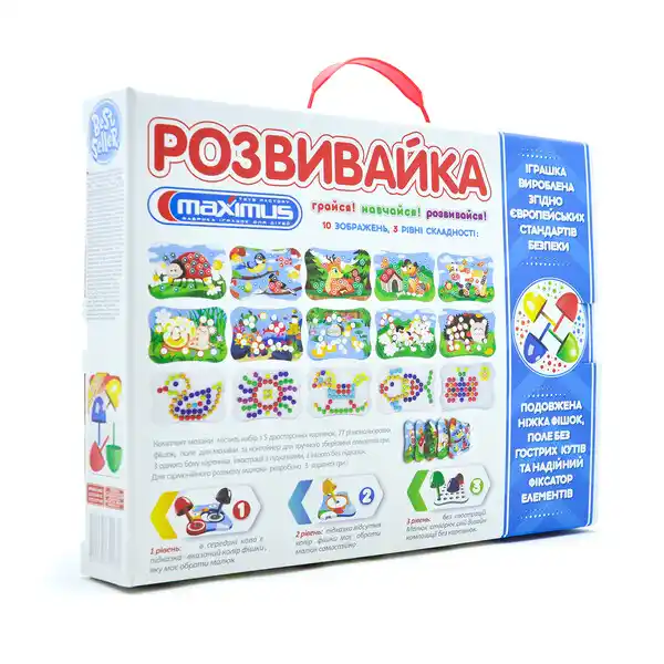 Set de joc cu mozaică „Razvivaika” 77 elem.