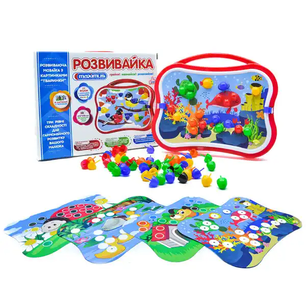 Set de joc cu mozaică „Razvivaika” 77 elem.