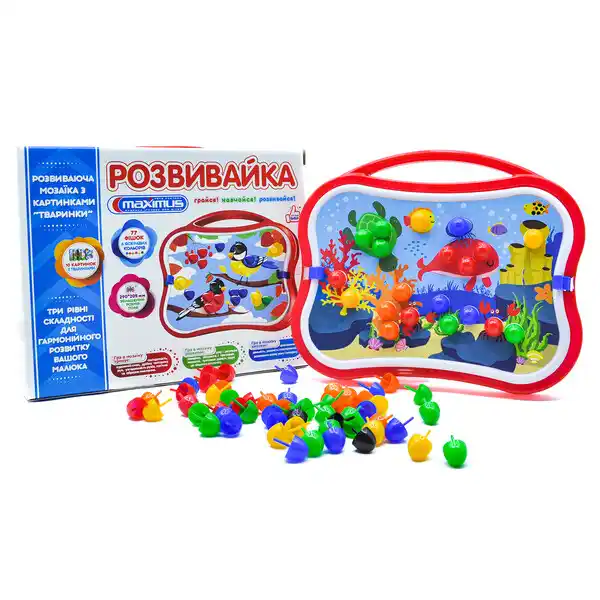 Set de joc cu mozaică „Razvivaika” 77 elem.