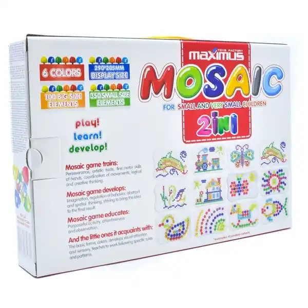 Игровой набор “Мозаика 2 в 1” 450 эл.