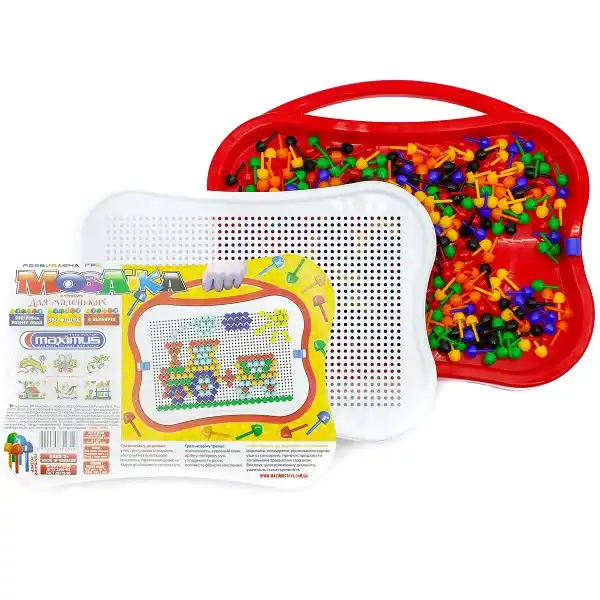 Игровой набор в чемоданчике «Мозаика для маленьких» 350 эл.