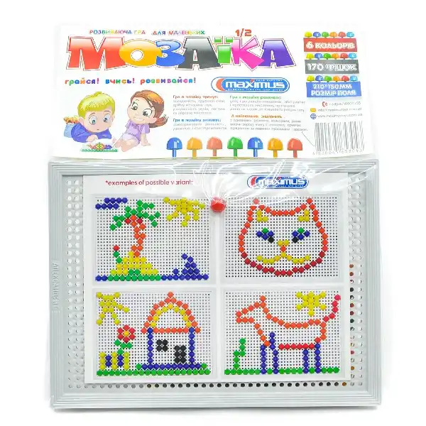 Купить  Деревянные игрушки / Montessori - Игровой набор «Мозаика 12 для маленьких» 175 ..