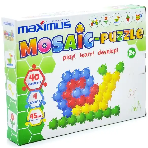 Игровой набор «Мозаика-пазл» 40 эл...