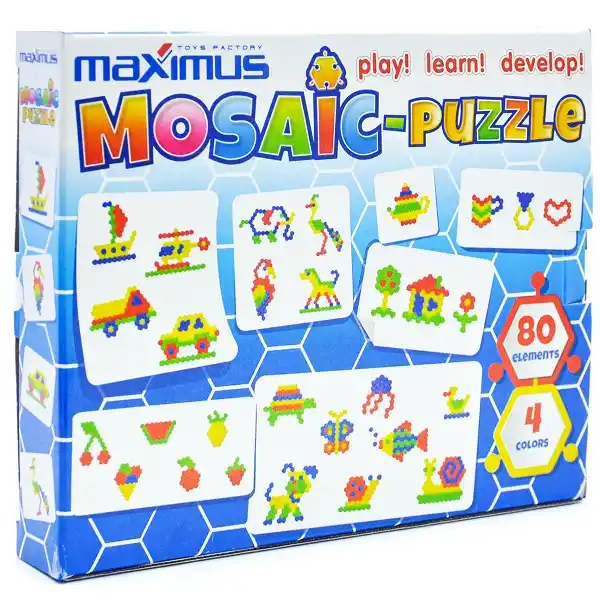 Set de joc  „Mozaică-puzzle” 80 elem.