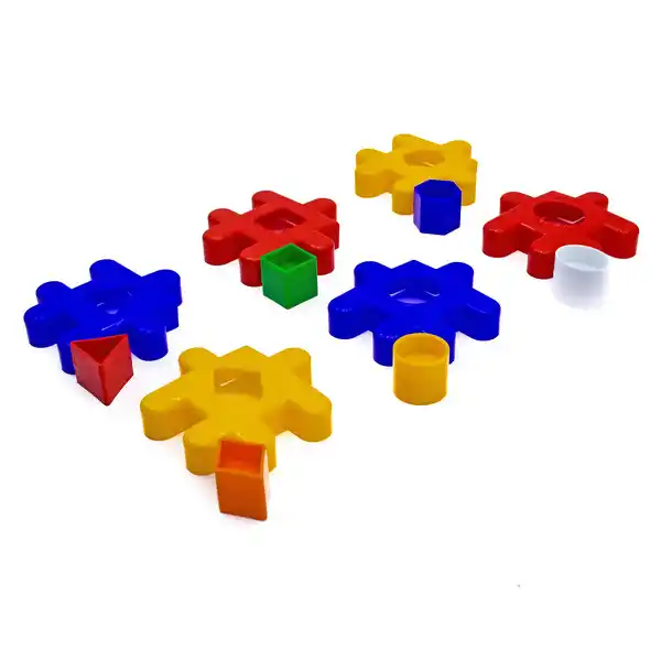 Jucărie-sorter „Cubul logic 3D”  12 elem.