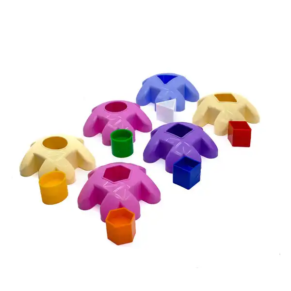Jucărie-sorter „Sfera 3D roz”  12 elem.