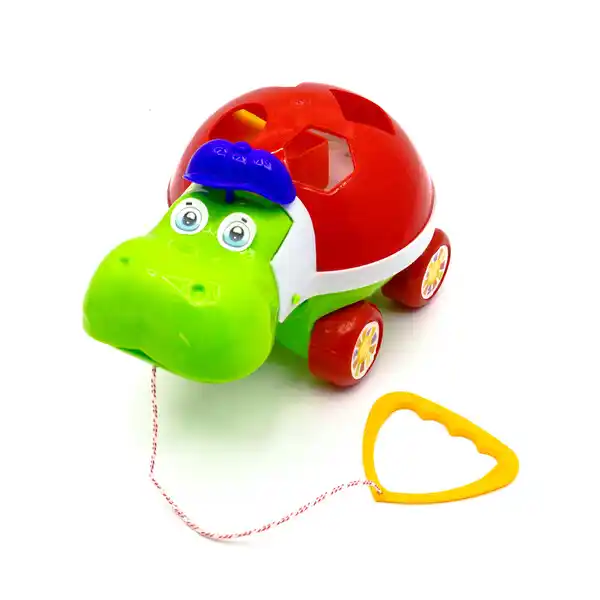 Каталка-сортер на веревочке «Гиппо Логика» в асс.