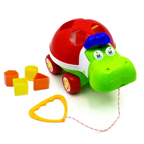 Каталка-сортер на веревочке «Гиппо Логика» в асс.