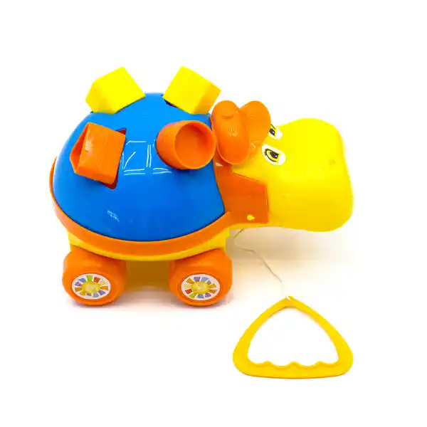 Каталка-сортер на веревочке «Гиппо Логика» в асс.