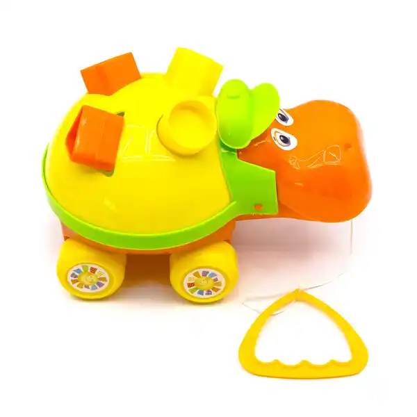 Каталка-сортер на веревочке «Гиппо Логика» в асс.