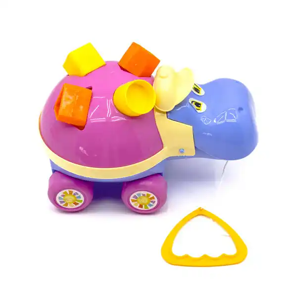 Каталка-сортер на веревочке «Гиппо Логика» в асс.