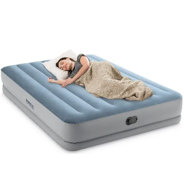Saltea gonflabilă 152х203х36см  Intex Dura Beam Comfort + pompă USB încorporată