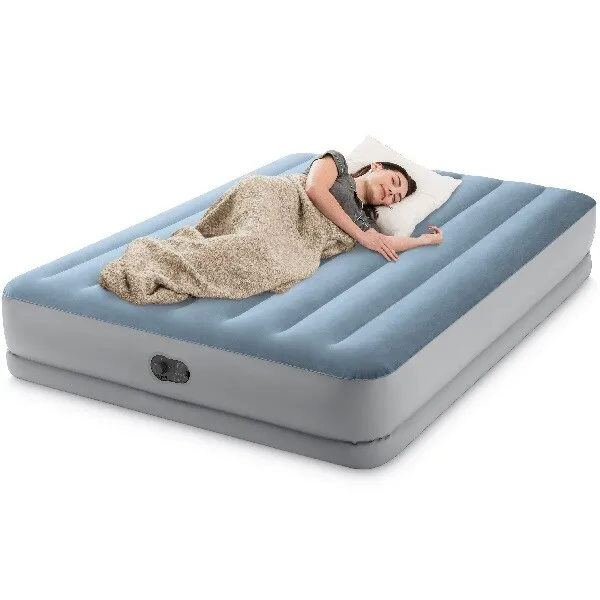 Saltea gonflabilă 152х203х36см  Intex Dura Beam Comfort + pompă USB încorporată