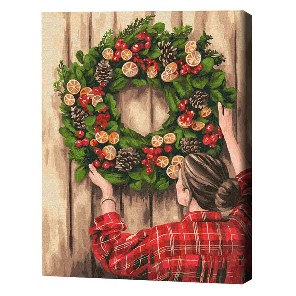 Pictură pe numere 40*50 сm (fără cutie)  – Decor de sărbătoare