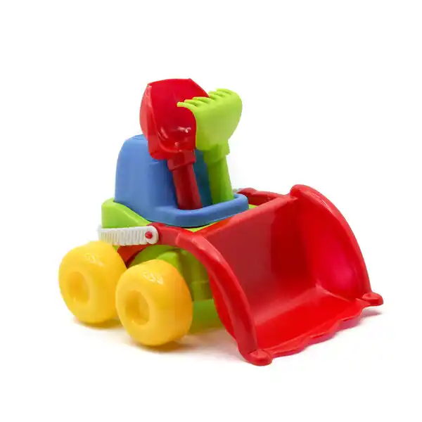 Mașinuță și set de nisip „Bebik” în asortiment