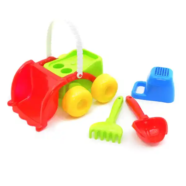 Mașinuță și set de nisip „Bebik” în asortiment
