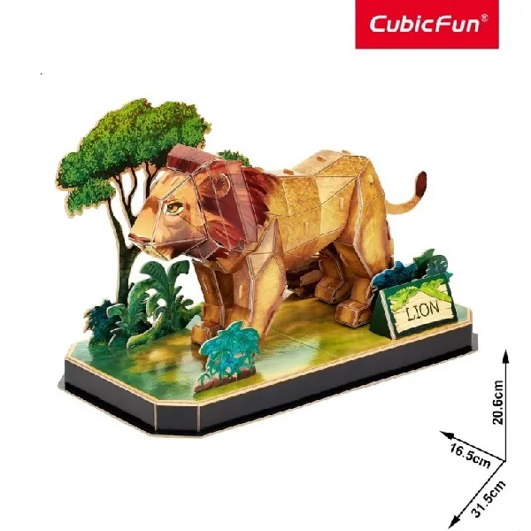 3D puzzle “Leu”, 40 elemente