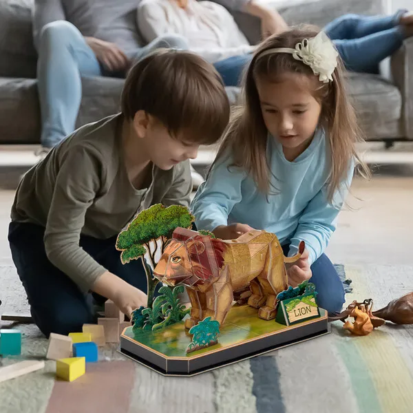 3D puzzle “Leu”, 40 elemente