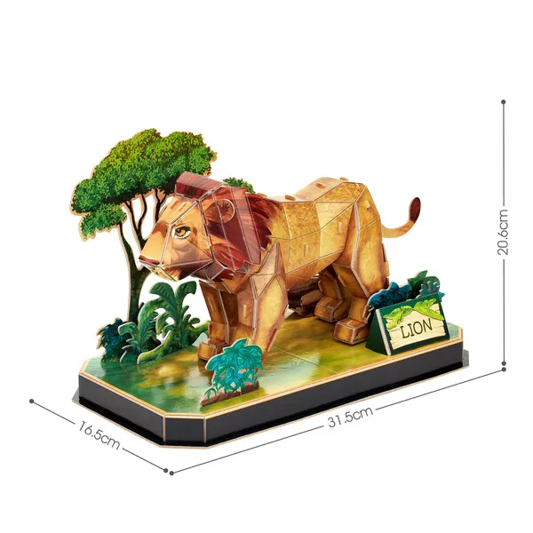 3D puzzle “Leu”, 40 elemente
