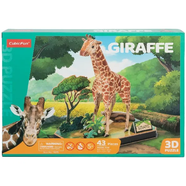 3D puzzle “Girafa”, 43 elemente