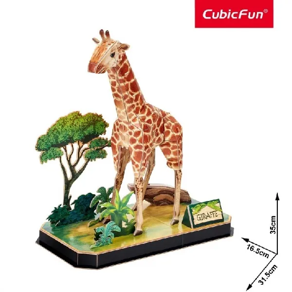 3D puzzle “Girafa”, 43 elemente